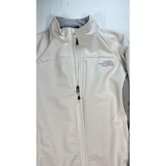 The North Face Jacket Womens Large White Gray Apex Softshell Full Zip TNF AHRU - Picture 4 of 16